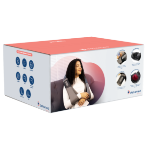 Massageador de Ombros Abracamed Dellamed – Alívio Terapêutico para Pescoço, Ombros e Cervical