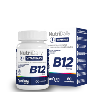 Suplemento de Vitamina B12 300mg Apisnutri – Energia, Memória e Suporte ao Sistema Nervoso
