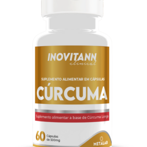 Cúrcuma Inovitann Clinical 500mg Metalab – 60 Cápsulas com Ação Anti-inflamatória e Antioxidante