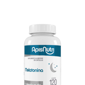 Melatonina 370mg Apisnutri – 120 Cápsulas para um Sono Profundo e Reparador