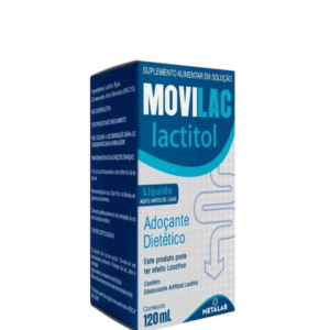 Movilac Lactitol Metalab – Adoçante Dietético com Ação Laxativa Suave (120ml)