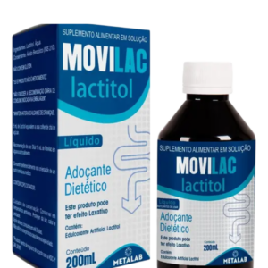 Movilac Lactitol Metalab – Adoçante Dietético com Ação Laxativa Suave (200ml)