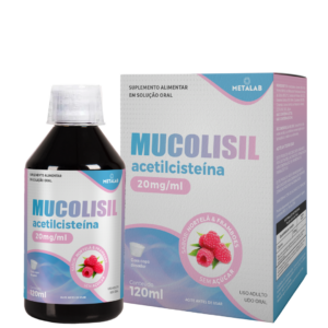 Mucolisil Acetilcisteína Xarope 20mg/ml – Sabor Hortelã e Framboesa, 200ml