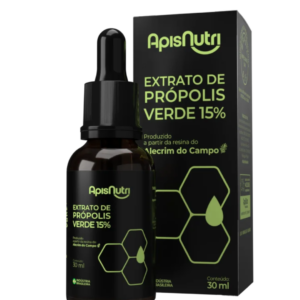 Extrato de Própolis Verde 15% Apisnutri – 30ml, Super Concentrado para Imunidade Máxima