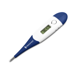 Termômetro Clínico Digital Dellamed – Haste Flexível, com Alarme de Febre